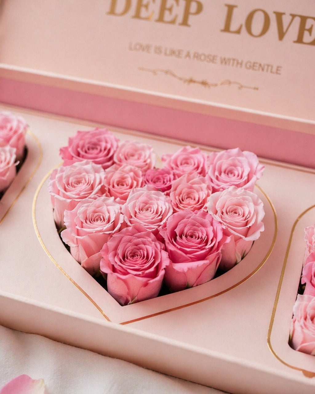 Deep love mom flower box