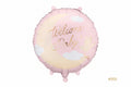 14” Pink “welcome baby” foil balloon ( sold with flowers only)