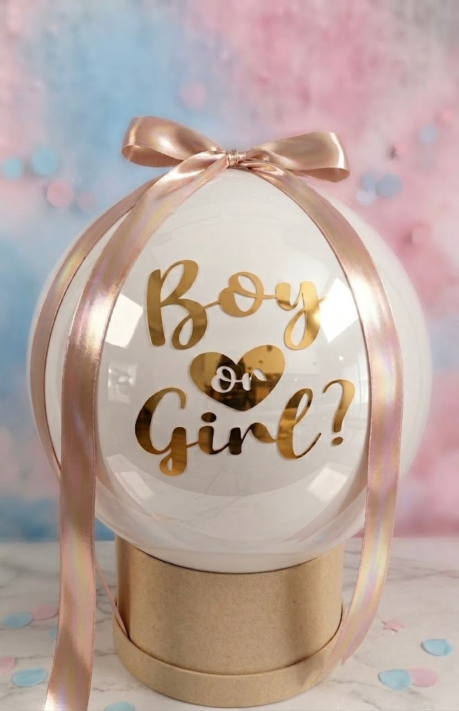 Pop up Gender reveal balloon.