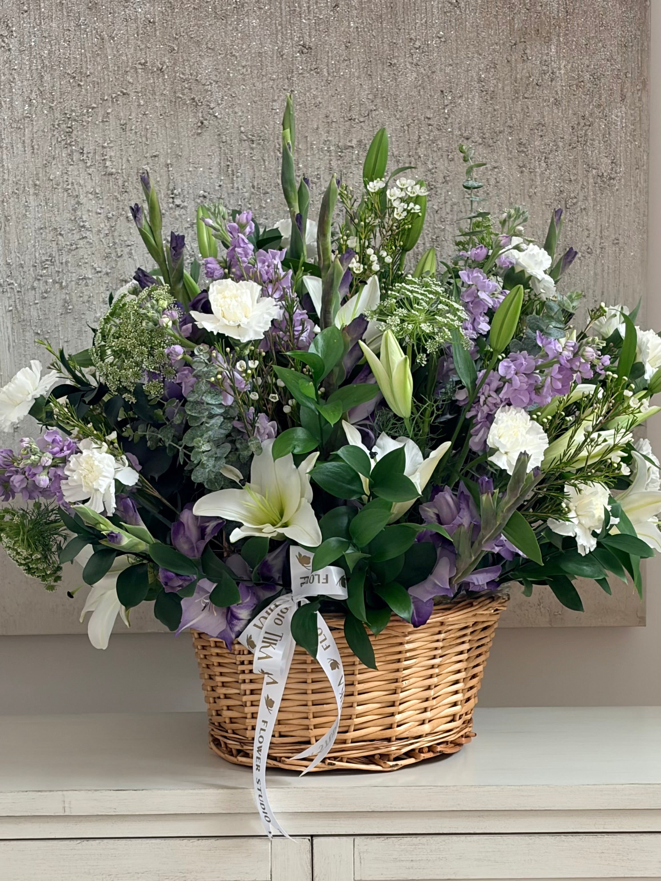 Purple Petal Basket