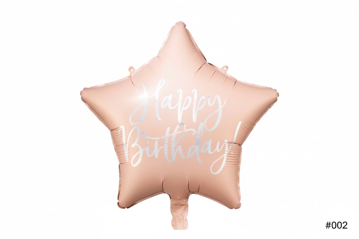 Pink “ Happy Birthday balloon”- sold with flowers only
