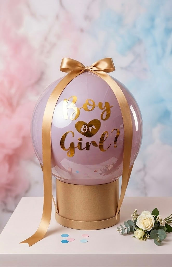 Pop up Gender reveal balloon.