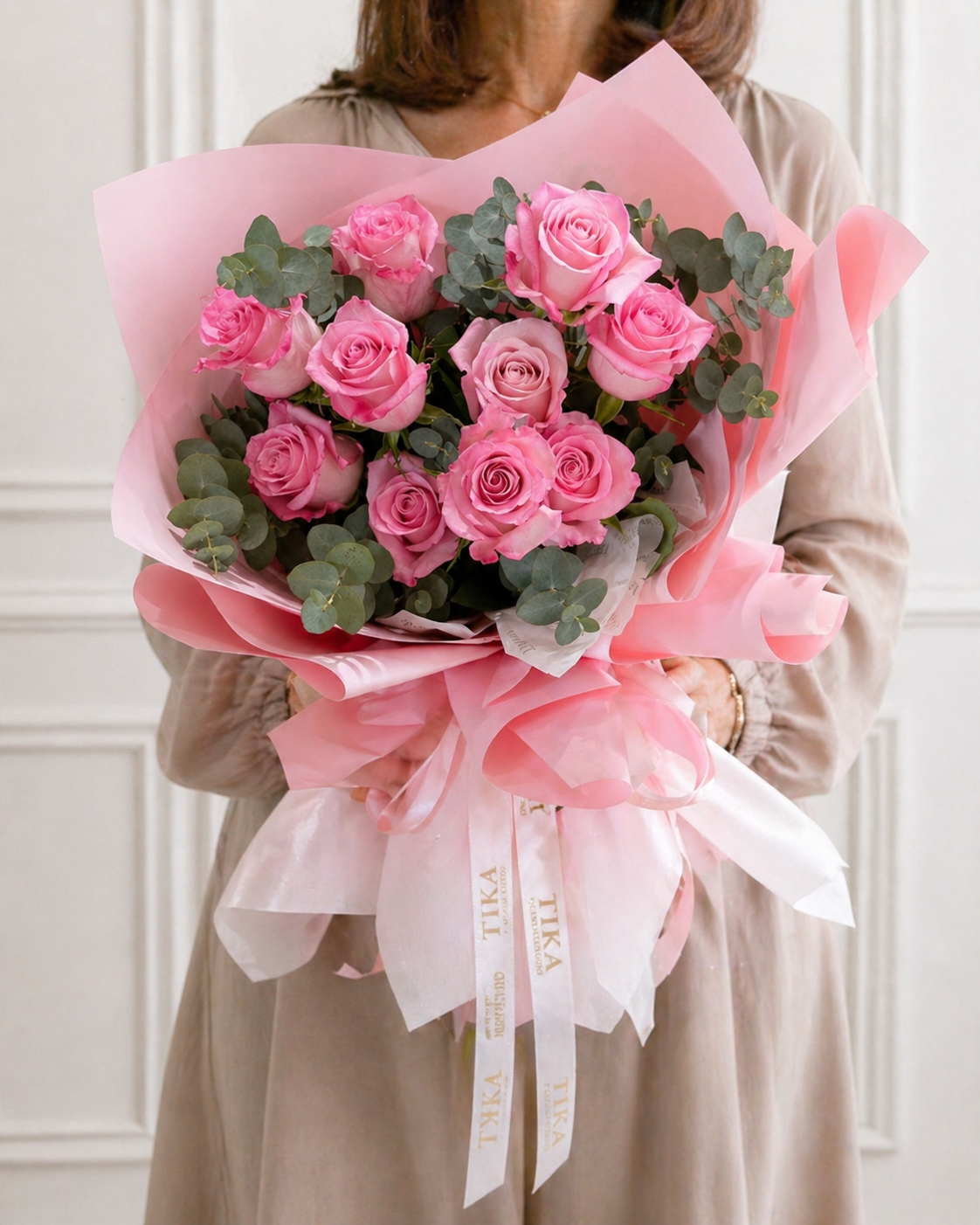 Dozen roses “Korean”Style bouquet