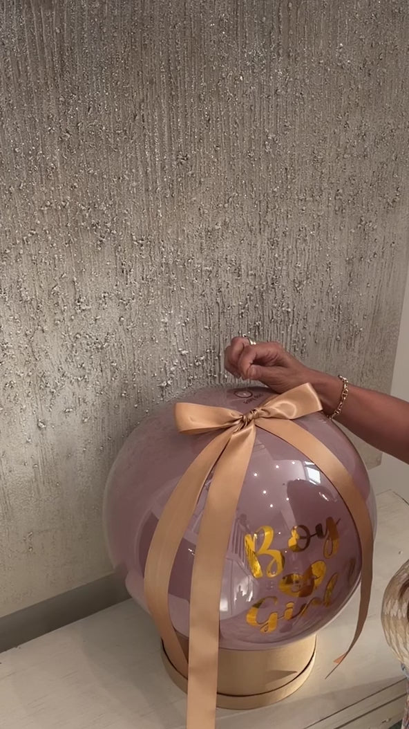 Pop up Gender reveal balloon.